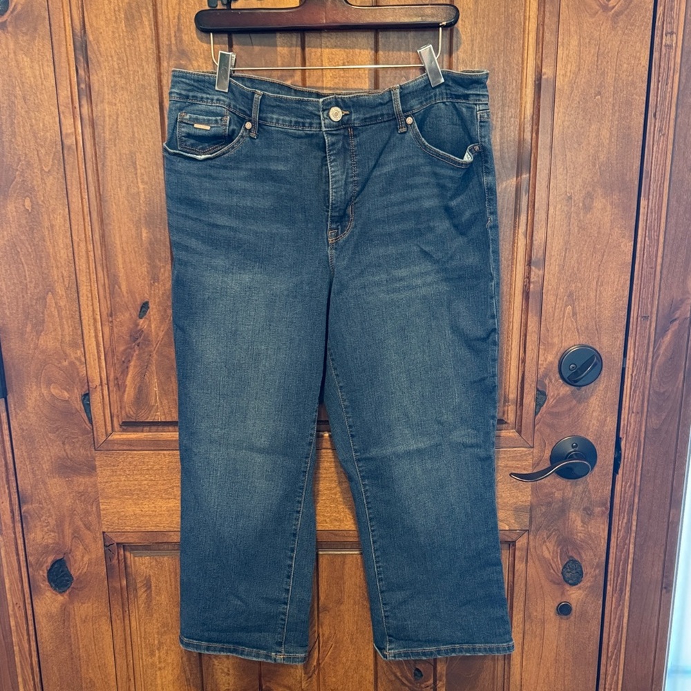 Nine West Dark Blue Ankle Jeans